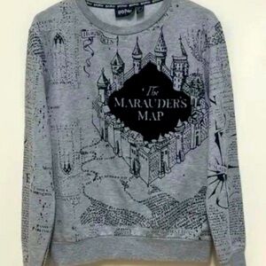 Harry Potter the Marauder's Map Sweater Size 8